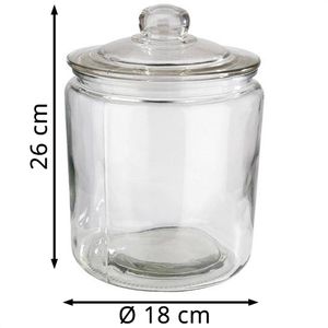 Produktbild für Vorratsglas APS Classic 82252, mit Glasdeckel