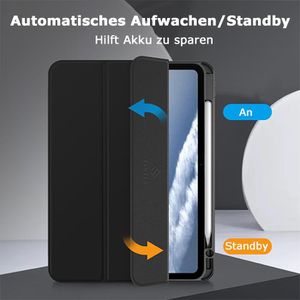 Produktbild für Tablet-Hülle Fintie Hybrid Slim Case, schwarz