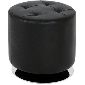 Haku-Möbel Sitzhocker Rondo, 30580, Kunstleder, schwarz