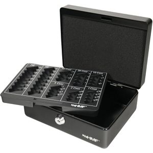 Produktbild für Geldkassette HMF 308-02, mit Zylinderschloss