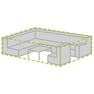 Produktbild für Gartenmöbel-Abdeckung barths extra groß, 61000043, hellgrau