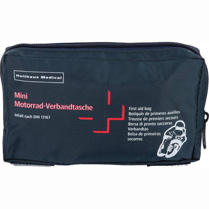 Holthaus Erste-Hilfe-Tasche Mini, gefüllt, DIN 13167, Motorrad – Böttcher AG