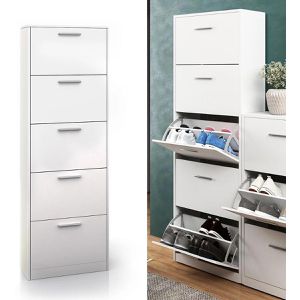 Produktbild für Schuhschrank Vicco Gizmo, weiß