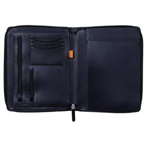 Produktbild für Schreibmappe Rhodia 168100C, schwarz, Kunstleder