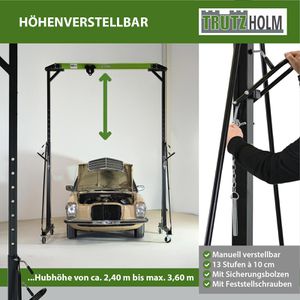 Produktbild für Werkstattkran Trutzholm 42069, Portalkran mit Laufkatze