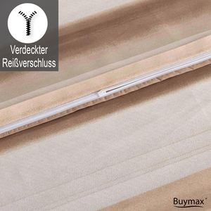 Produktbild für Bettwäsche Buymax Palermo, braun, Renforcé