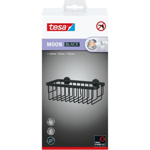Produktbild für Duschablage Tesa Moon Black 40567, schwarz matt