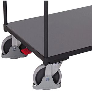 Produktbild für Tischwagen VARIOfit sw-800.500/AG, Metall &amp; Holz