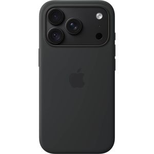 Handyhülle Apple Silikon Case MK8Y4ZM/A, MagSafe, schwarz
