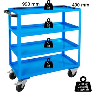 Produktbild für Tischwagen ADB 21098, aus Metall