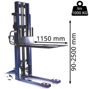 Produktbild für Hubwagen Pallit LIFT-XL, 10000904 Tragkraft 1000kg