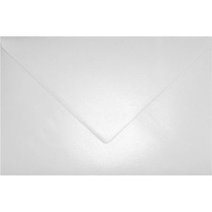 Briefumschläge Netuno Aster Metallic, weiß, C5