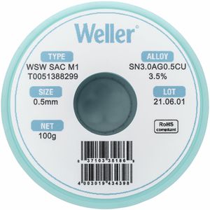 Produktbild für Lötzinn Weller T0051388299, Flussmittel, bleifrei