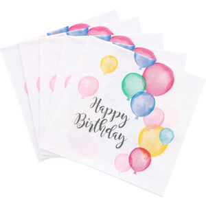 Produktbild für Servietten Amscan 9903711, Pastell Happy Birthday