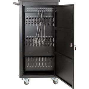 Produktbild für Tabletwagen Parat Paraproject Trolley C30, schwarz