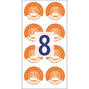 Produktbild für Prüfplaketten Zweckform 6984, Geprüft gem. VDE