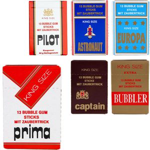 Kaugummis hitparade Bubble Gum Sticks, Tutti-Frutti