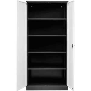 Produktbild für Aktenschrank G-Office FLC.195/N, aus Metall