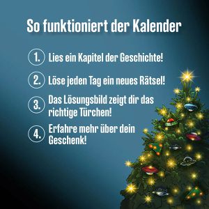 Produktbild für Adventskalender Kosmos Die drei Fragezeichen 2025