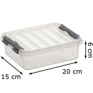Produktbild für Aufbewahrungsbox Sunware Q-Line Box 77900609, 1L