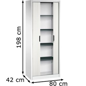 Produktbild für Rollladenschrank CP-Möbel Omnispace, aus Metall