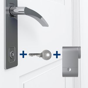 Produktbild für Smartes-Türschloss Abus LOXERIS One, silber