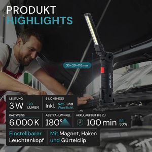 Produktbild für Arbeitsleuchte Luxula LX700130