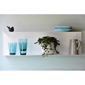 Produktbild für Wandregal jankurtz FLEUR, 491809, weiß