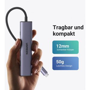 Produktbild für Dockingstation UGREEN 5-in-1, 15495