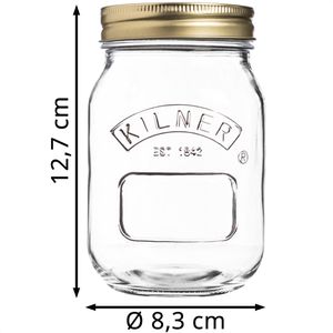 Produktbild für Einmachglas Kilner 0025.400, mit Schraubdeckel