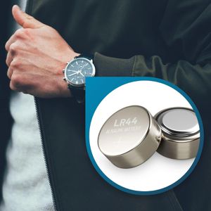 Produktbild für Knopfzelle Absina LR44 / LR1154 / AG13