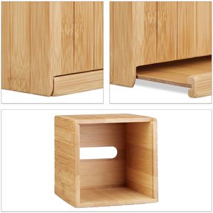 Produktbild für Kosmetiktücherbox Relaxdays quadratisch, 10022175