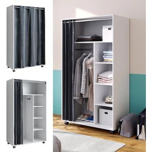 Produktbild für Kleiderschrank Vicco Doros, weiß