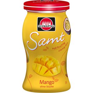 Schwartau Fruchtaufstrich Samt Mango, 50% Frucht, 270g