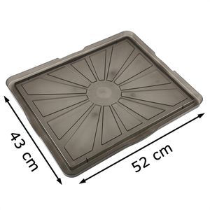 Produktbild für Deckel-Aufbewahrungsbox Keeeper Franziska, crystal grey