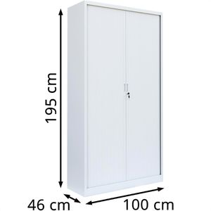 Produktbild für Rollladenschrank Lüllmann 555157, aus Metall