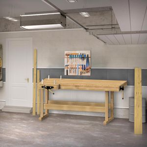 Produktbild für Hobelbank ANKE 800.011, Modell 163, aus Holz
