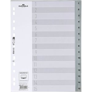 Produktbild für Register Durable 6524-10, A4, 1-15