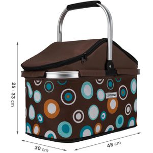 Produktbild für Einkaufskorb anndora TW-1402-169, Thermo