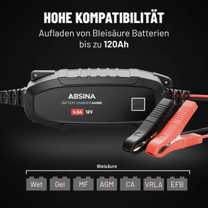 Produktbild für Autobatterie-Ladegerät Absina A4000