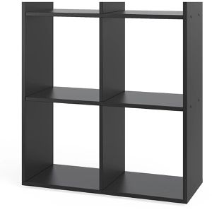 Produktbild für Bücherregal Vicco Karree, schwarz