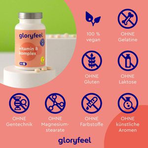 Produktbild für Vitamin-B gloryfeel Komplex, 200 Tabletten