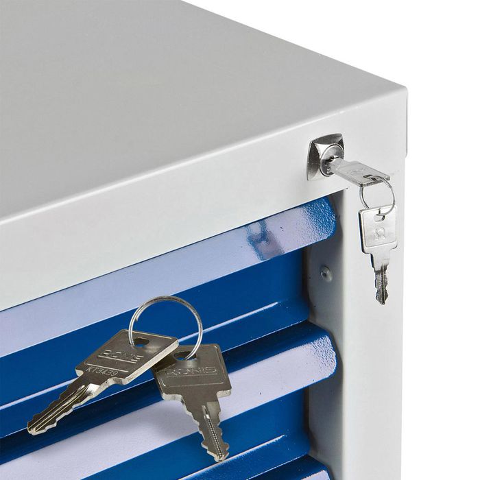 ADB Schubladenschrank 24773, für Werkstatt, Werkzeugschrank aus Metall