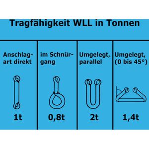 Produktbild für Hebeband Feldtmann 84540-2M, TECTOR