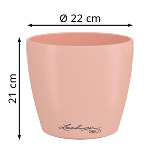 Produktbild für Übertopf Lechuza-DECO 21, magnolie, Ø 22 x 21 cm