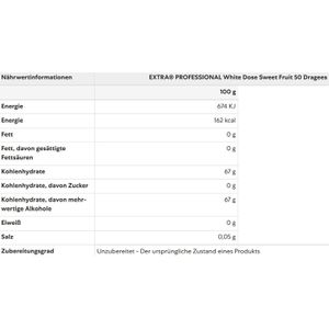Produktbild für Kaugummis Extra Professional White, Sweet Fruit
