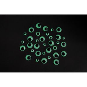 Produktbild für Wackelaugen Rayher Glow in the Dark, leuchtend