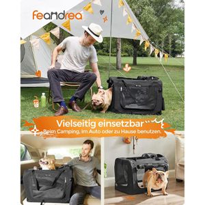 Produktbild für Tiertransportbox Feandrea Gr. M, aus Stoff