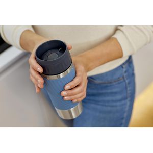 Produktbild für Thermobecher Emsa Travel Mug Easy Twist, aquablau