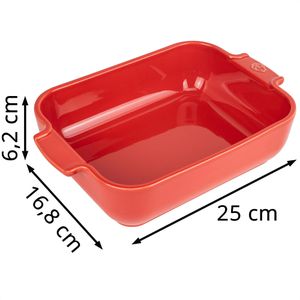 Produktbild für Auflaufform Peugeot Appolia 60091, rot, aus Keramik